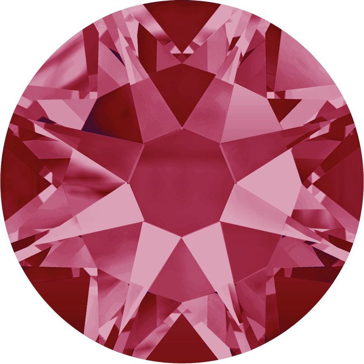 Swarovski 2078 SS20 Indian Pink Hotfix - 144 stuks