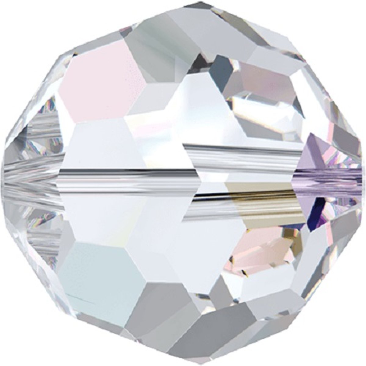 Swarovski 5000 Round Facet Kraal 4mm Crystal AB