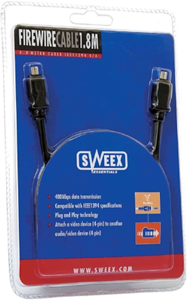 Sweex Firewire Cable 6P/6P 3M 3m firewire-kabel