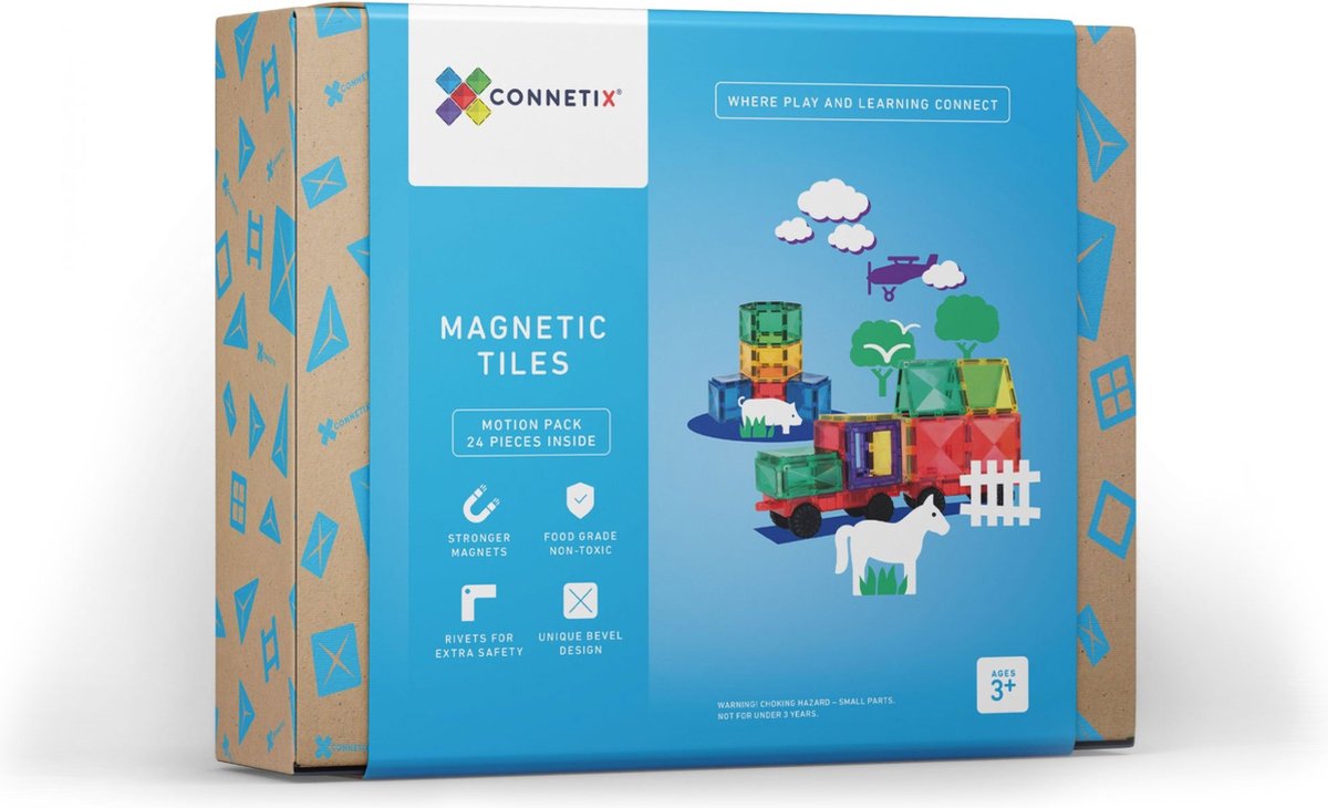 Connetix Tiles Motion Pack EU I 24 Pieces