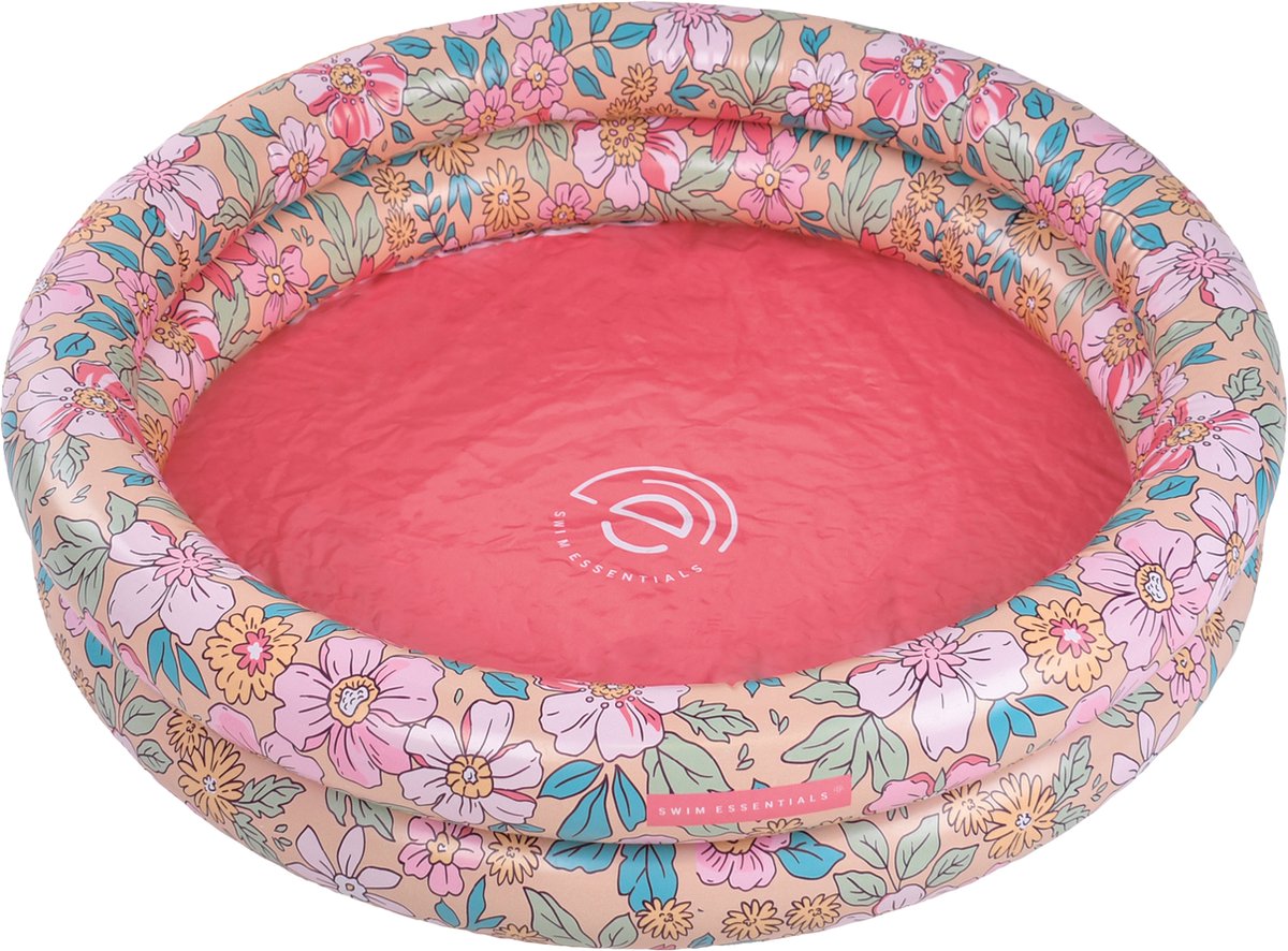 Swim Essentials Babyzwembadje Opblaasbaar - Zwembad Baby - Bloemen - Ø 60 cm