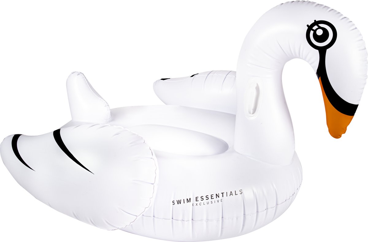 Swim Essentials Luxe Opblaasbare Witte Zwaan