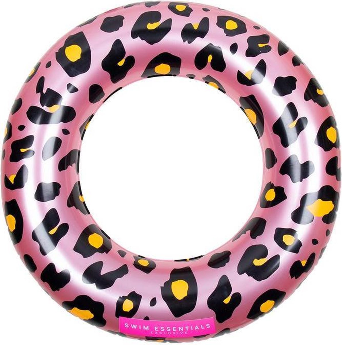   Zwemband - roze - zwart- 90cm panter