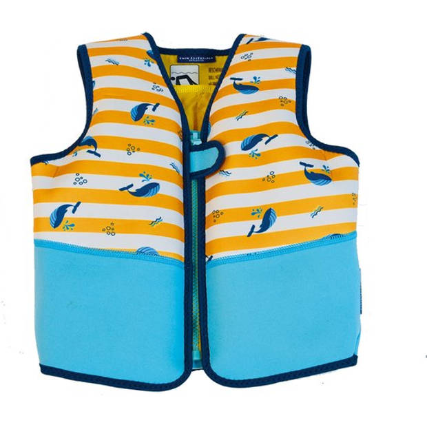 Swim Essentials zwemvest Geel-Witte Walvis 4 - 6 jaar