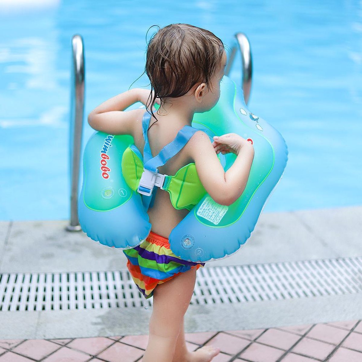 Baby Float - Baby Zwemband – Zwemband - Swimtrainer - Zwemband Baby – Babyfloat – 6 t/m 30 maanden – Ideaal om te leren zwemmen inclusief handpomp