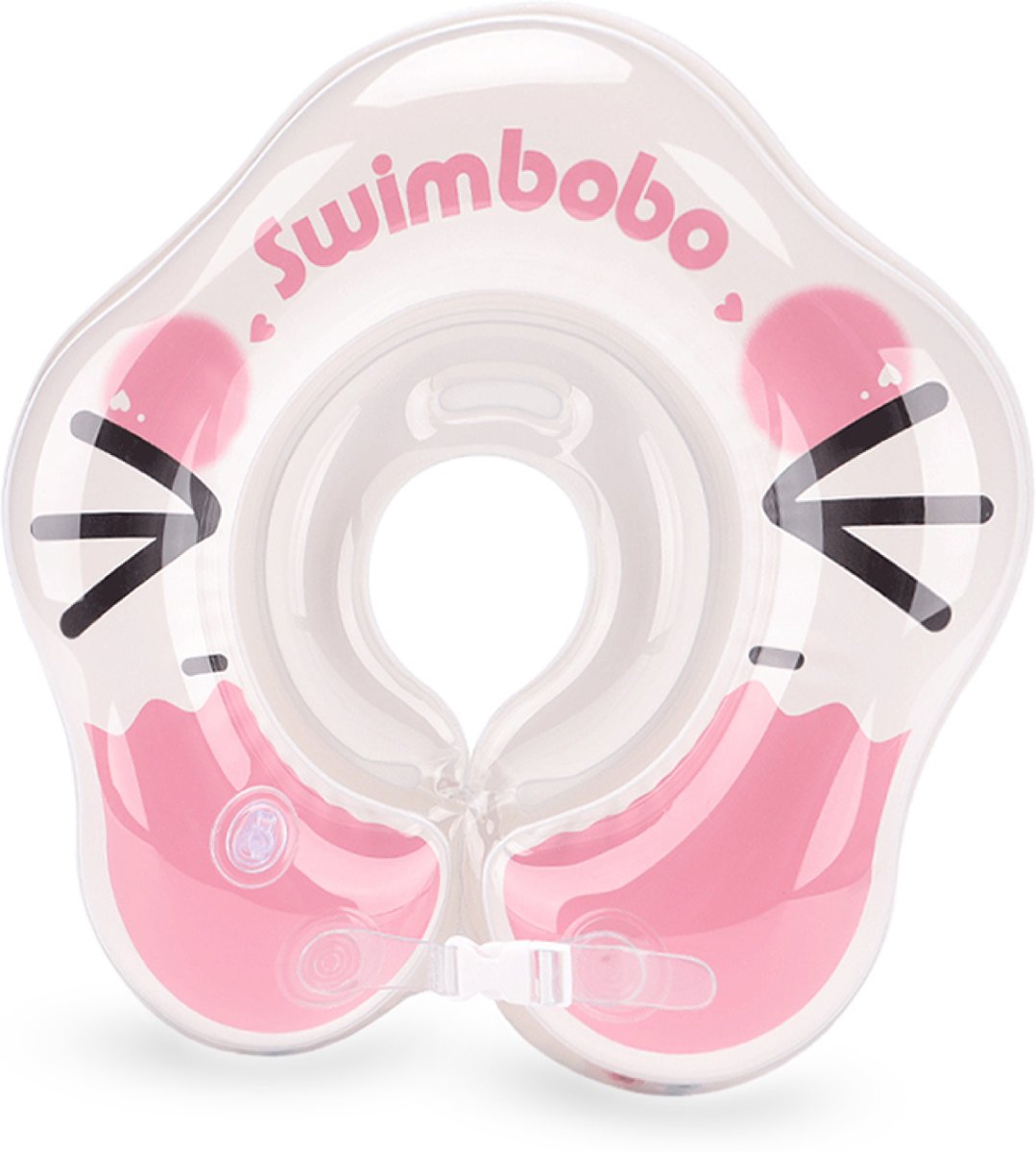 Swimbobo® Zwemring baby –Baby float – Zwemband baby – Zwemring - Zwemtrainer - Zwemkraag Baby - Babyfloat - 2-18 maanden – Roze - Gratis Verzending