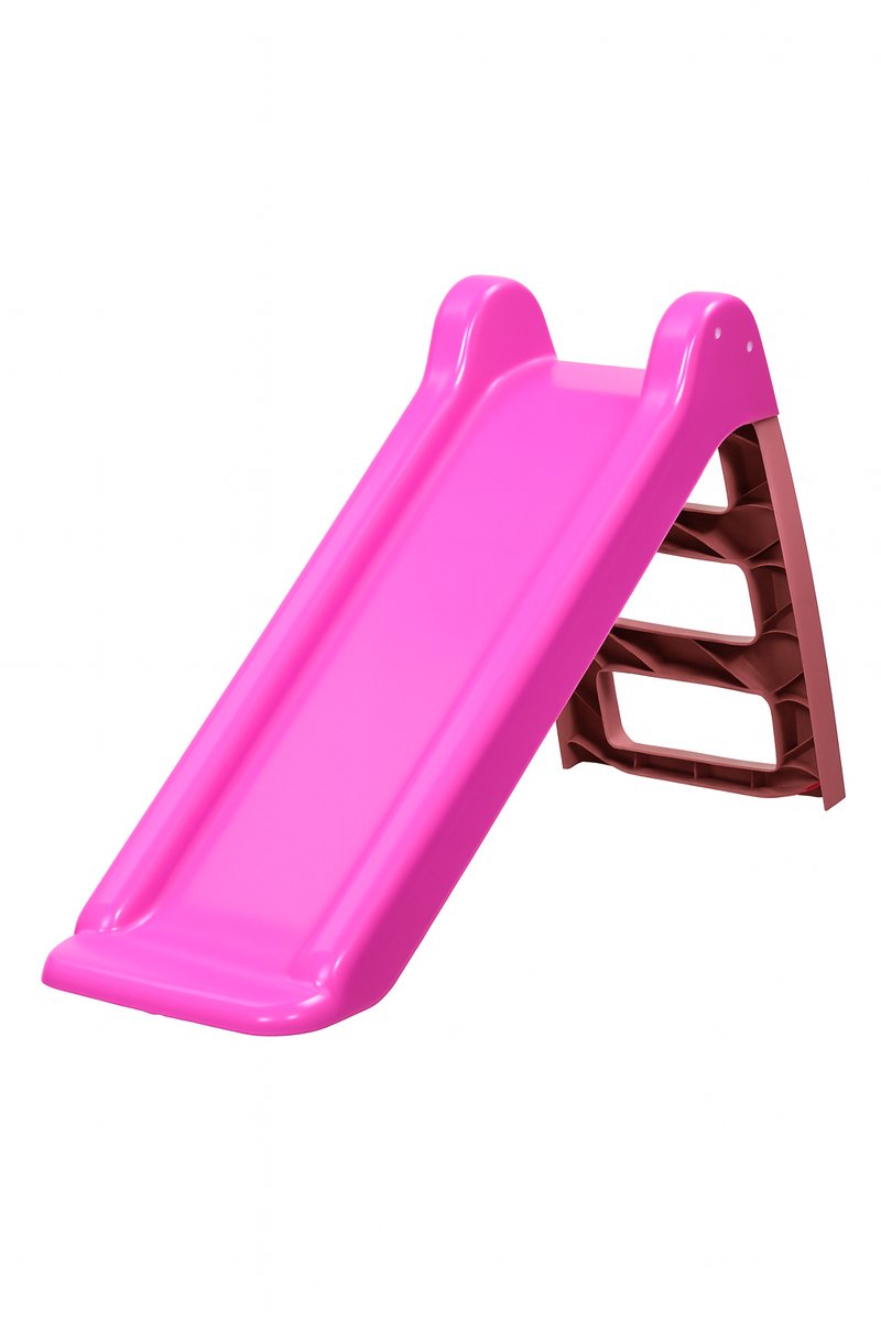 Inklapbare   Roze met Trap – Compact Speelplezier voor Kinderen