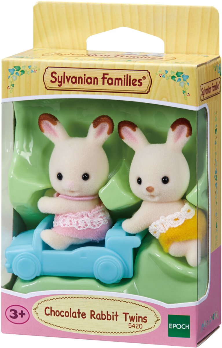 NIEUW: Sylvanian Families tweeling chocoladekonijn - 5420