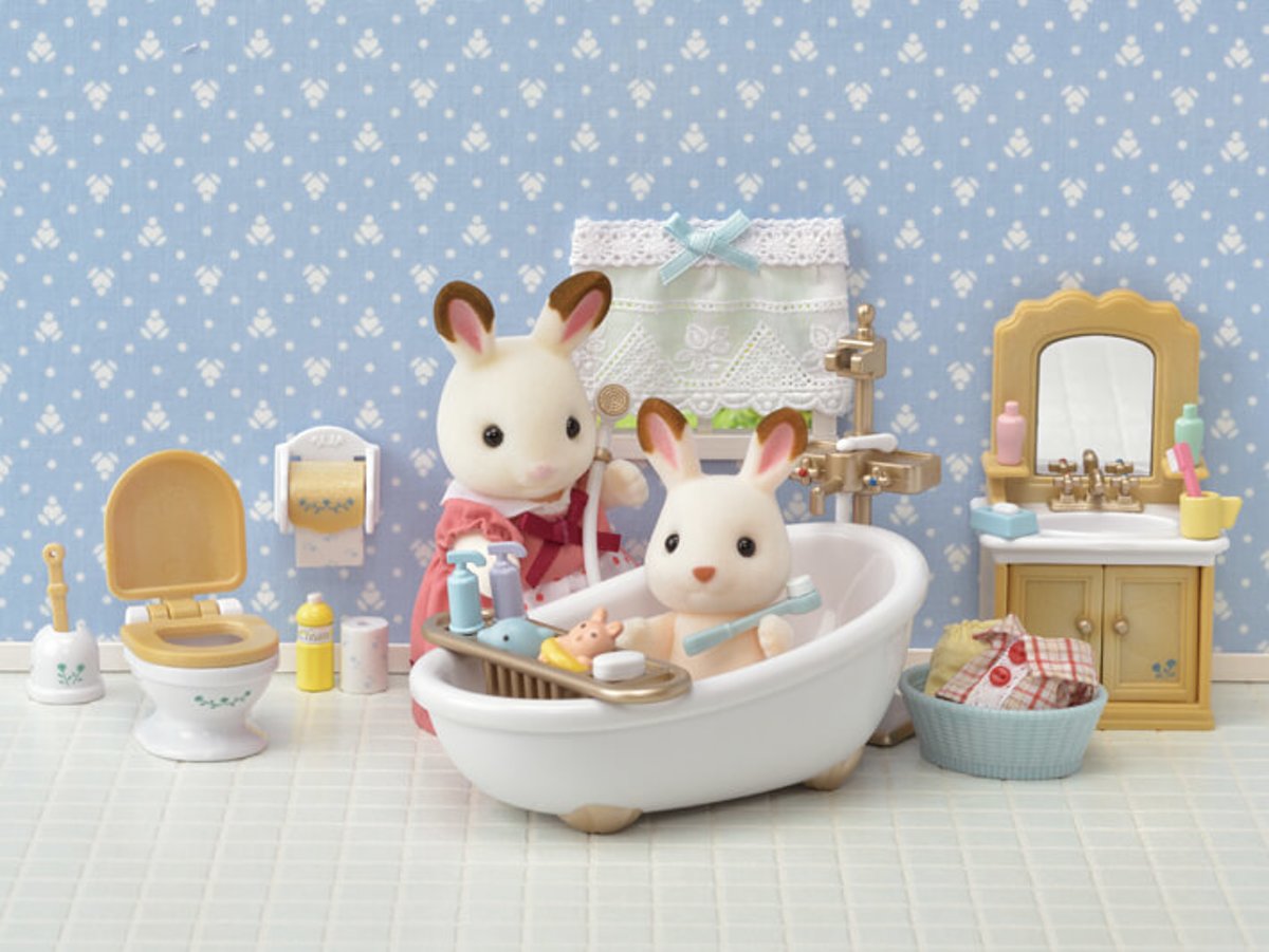 Sylvanian families Badkamer set