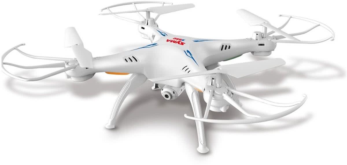 Syma X5SC Drone - met 720p HD Camera - Video & Foto - LED licht voor s nachts - 360 flip -Wit