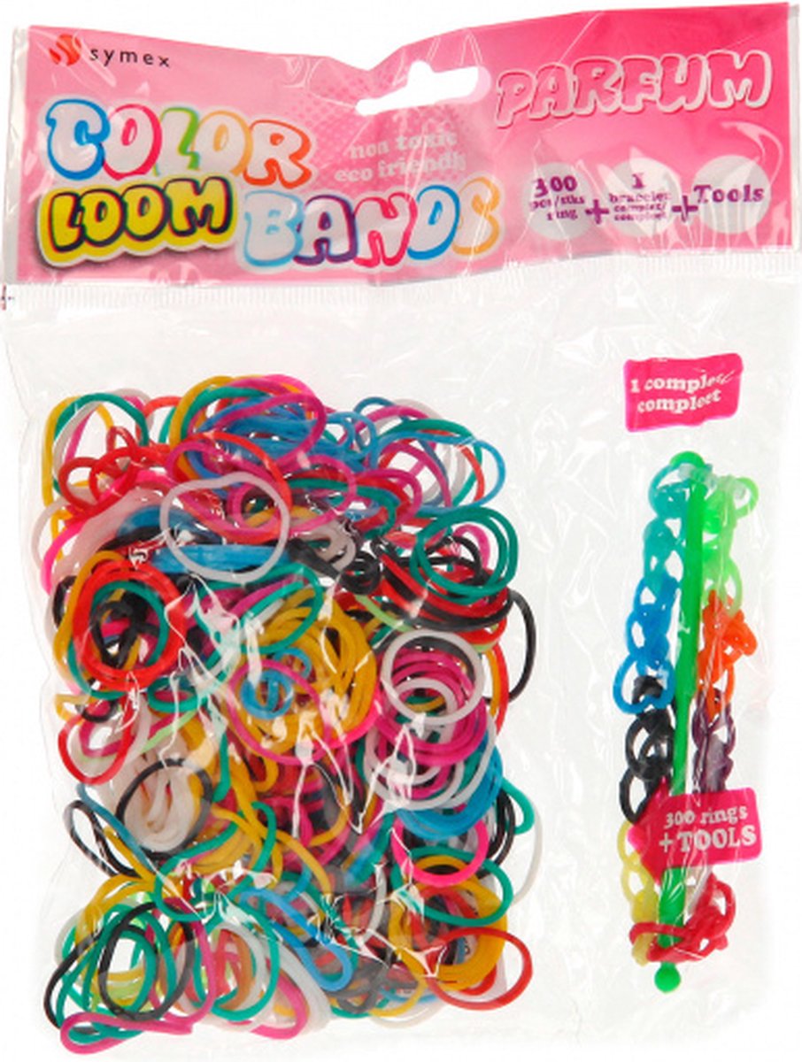 ApolloX loombandjes Parfum meisjes rubber 300 stuks