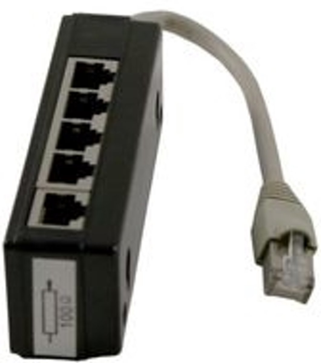 Synergy 21 S215232 kabeladapter/verloopstukje RJ45 Zwart, Grijs