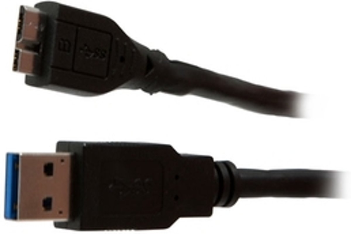 Synergy 21 S215312 USB-kabel 3 m 3.2 Gen 1 (3.1 Gen 1) USB A Micro-USB B Zwart