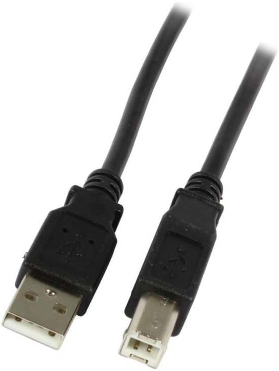 Synergy 21 S215470 1.8m USB A USB B Mannelijk Mannelijk Zwart USB-kabel