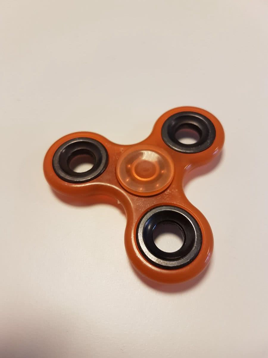 Fidget Spinner Glow in the dark  Oranje - 3 STUKS!!!