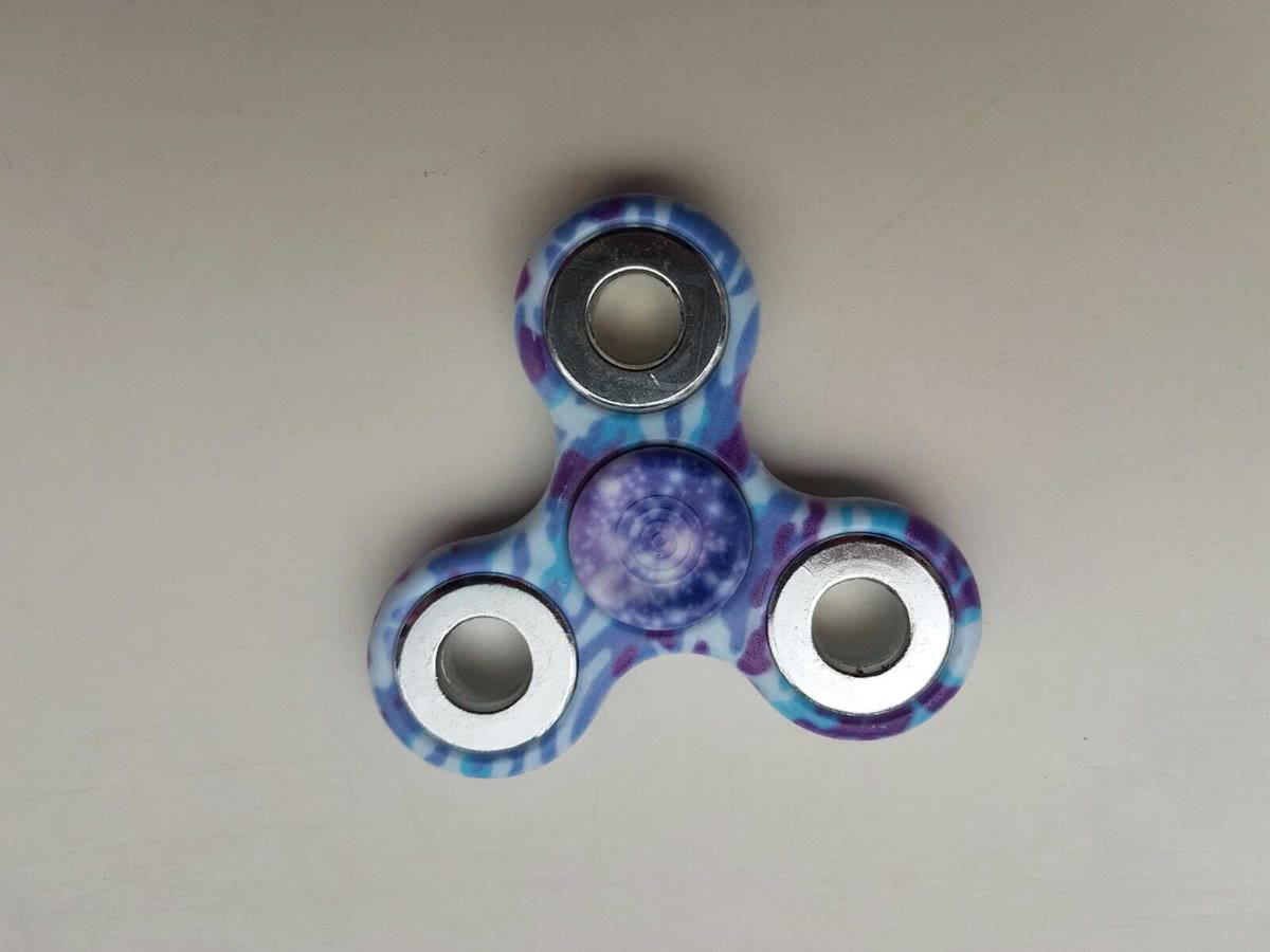 Fidget Spinner Legerprint Camouflage Blauw/Paars - 3 STUKS!!!