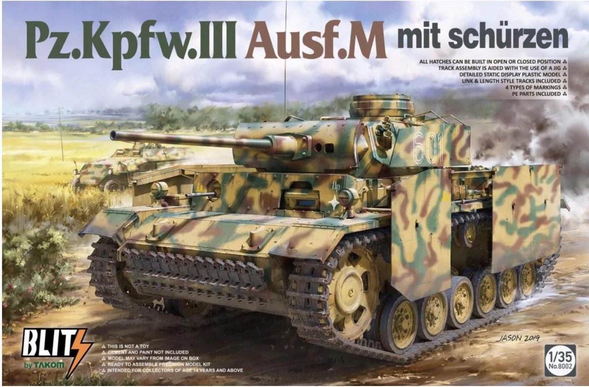 1:35 Pz.Kpfw.III Ausf.M mit schürzen