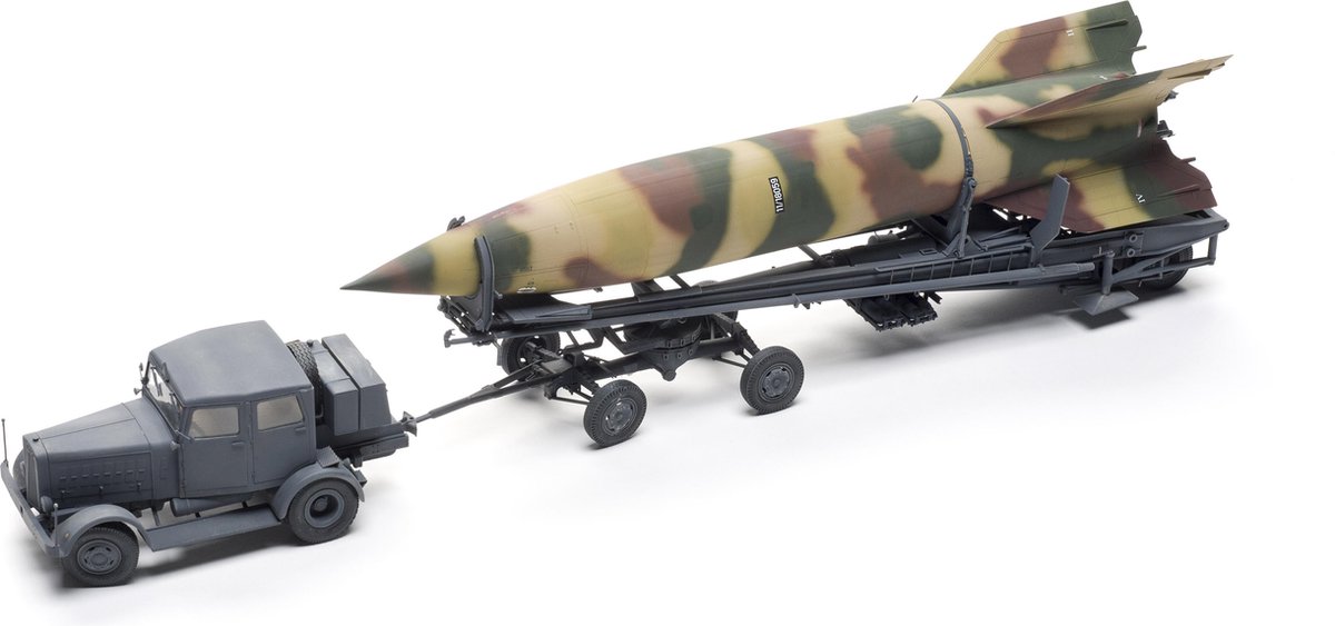 Hanomag SS100 Meillerwagon V2 Rocket - Takom modelbouw pakket 1:72