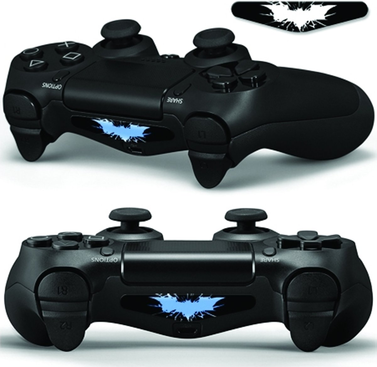 GameID PS4 Controller LED Light Bar Sticker - Batman Dark Knight Logo