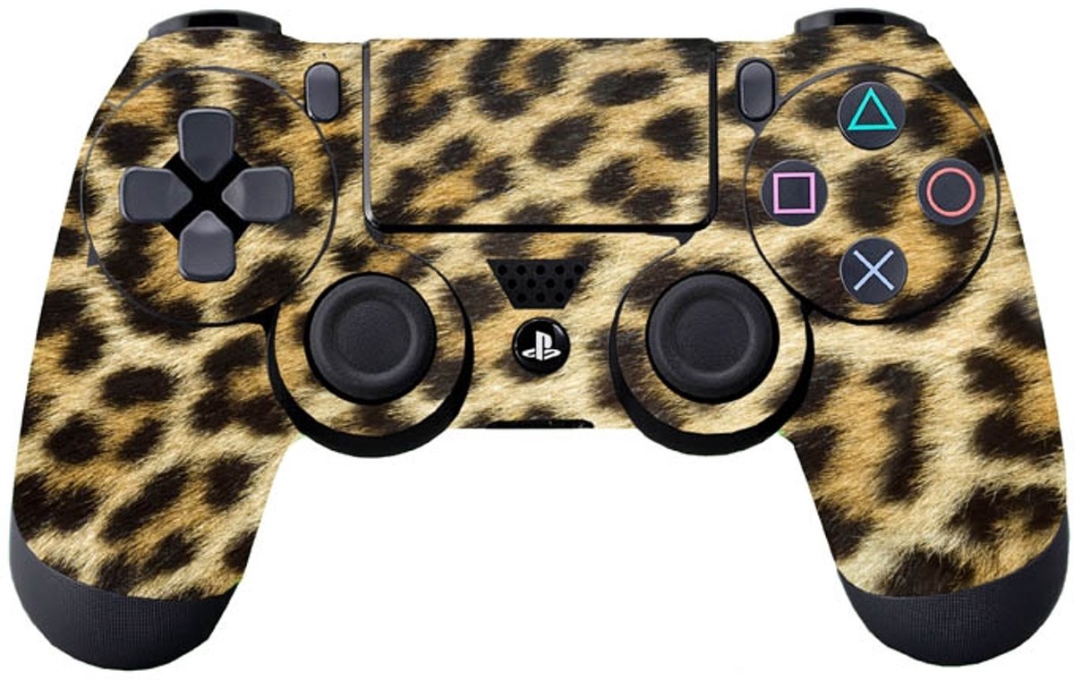 GameID PS4 Dualshock 4 Controller Skin Sticker - Animal Print Cheetah