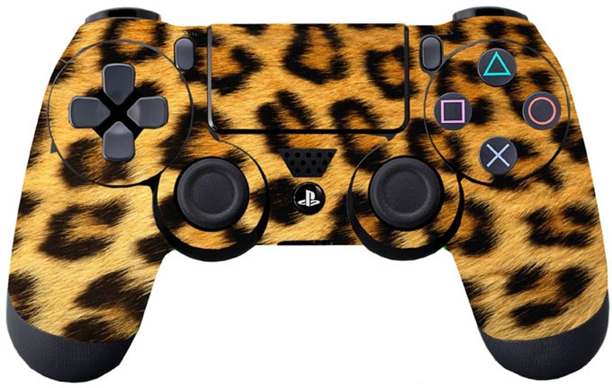 GameID PS4 Dualshock 4 Controller Skin Sticker - Animal Print Leopard