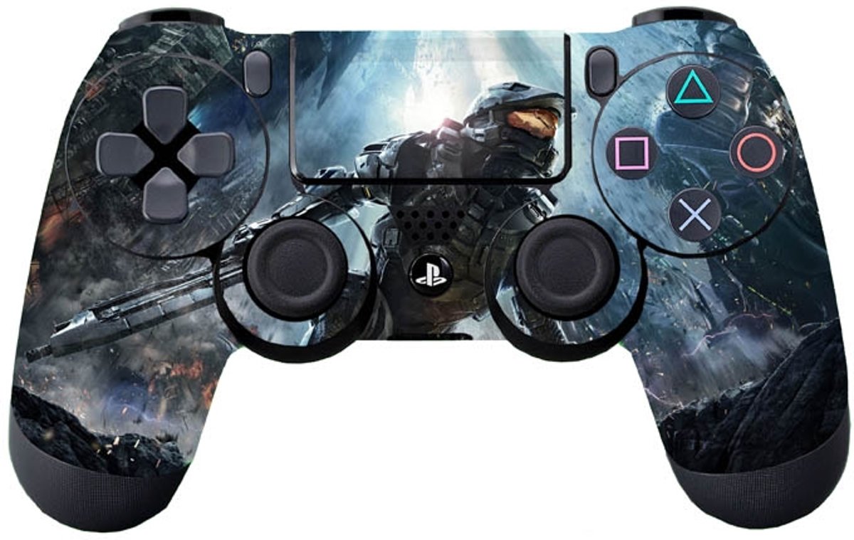 GameID PS4 Dualshock 4 Controller Skin Sticker - Halo 4