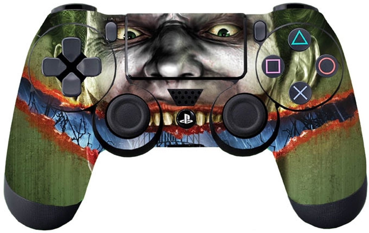 GameID PS4 Dualshock 4 Controller Skin Sticker - Jokers Arkham Asylum