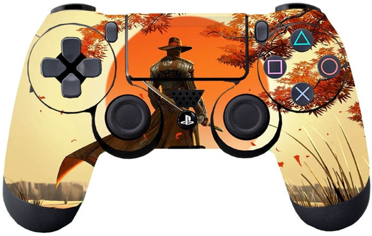 GameID PS4 Dualshock 4 Controller Skin Sticker - Red Steel 2