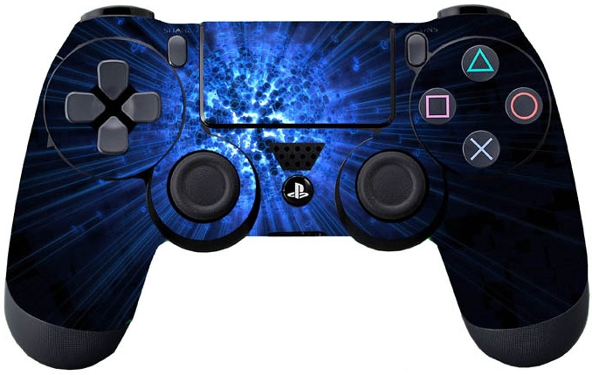 GameID PS4 Dualshock 4 Controller Skin Sticker – Hexagon Explosion