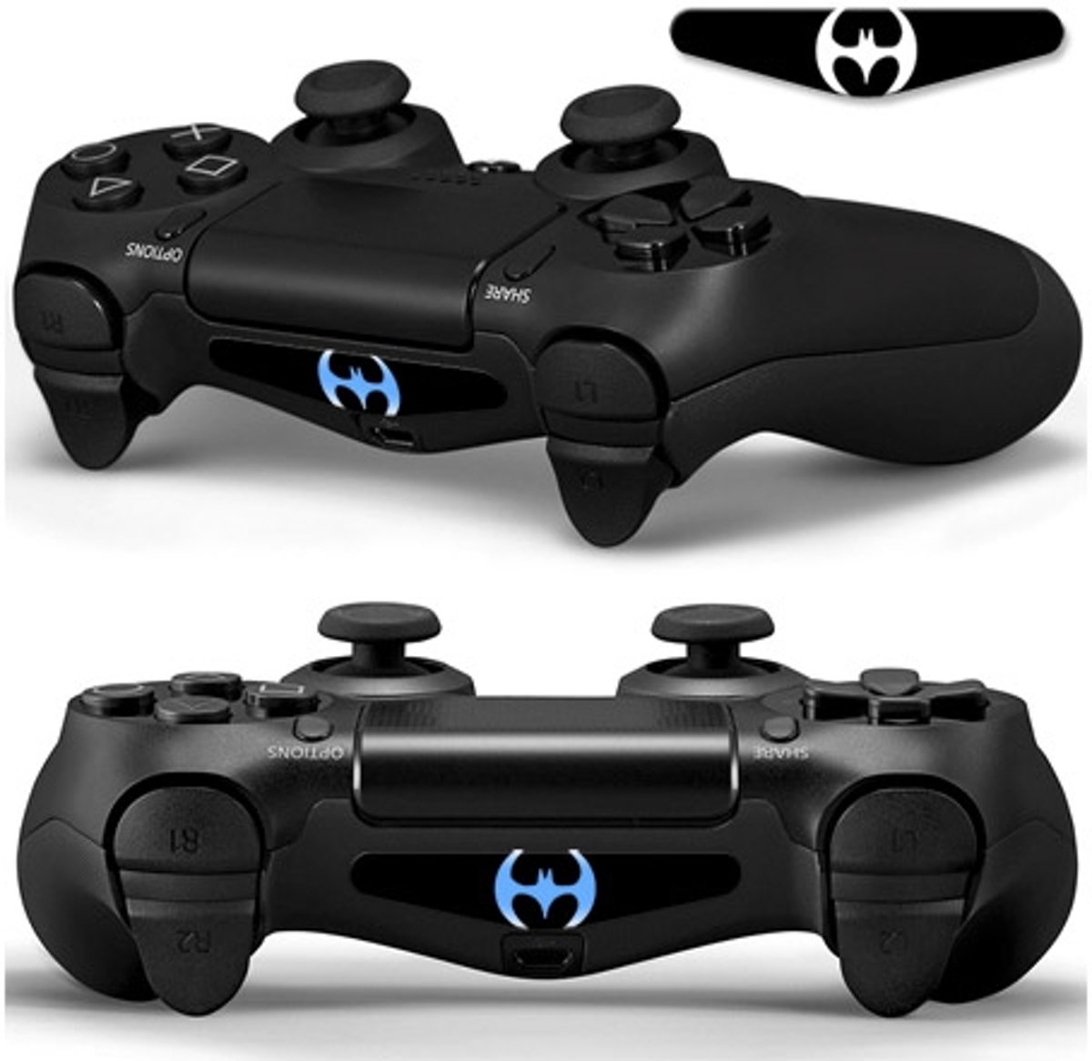 GameID PS4 Game Controller LED Sticker - Bat Drone