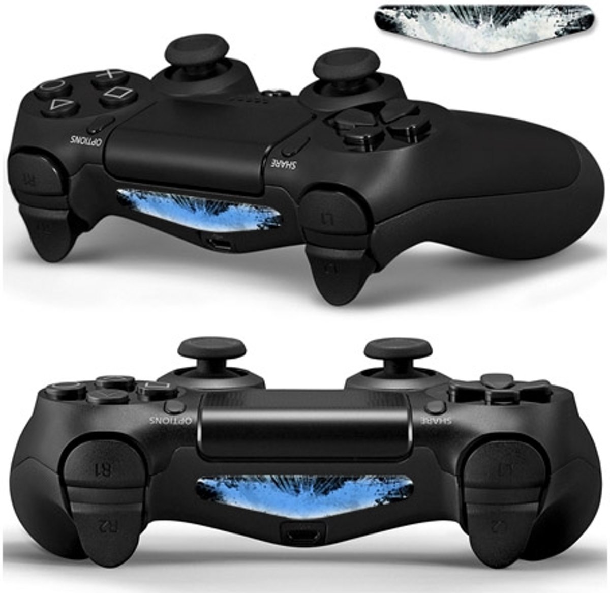 GameID PS4 Game Controller LED Sticker - Batman Splash