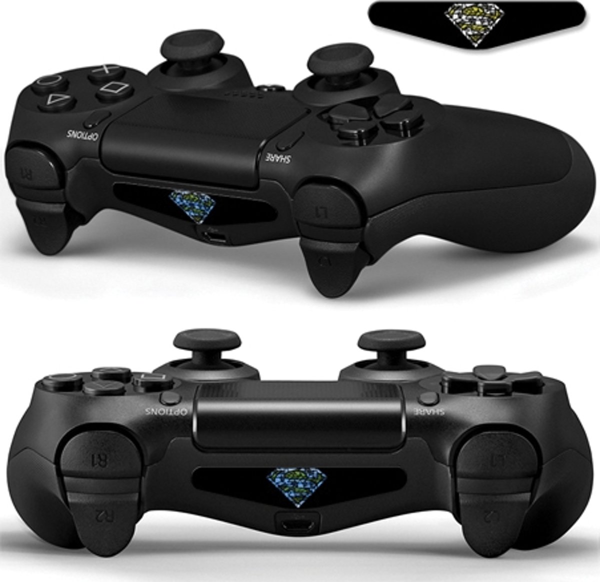 GameID PS4 Game Controller LED Sticker - Diamond