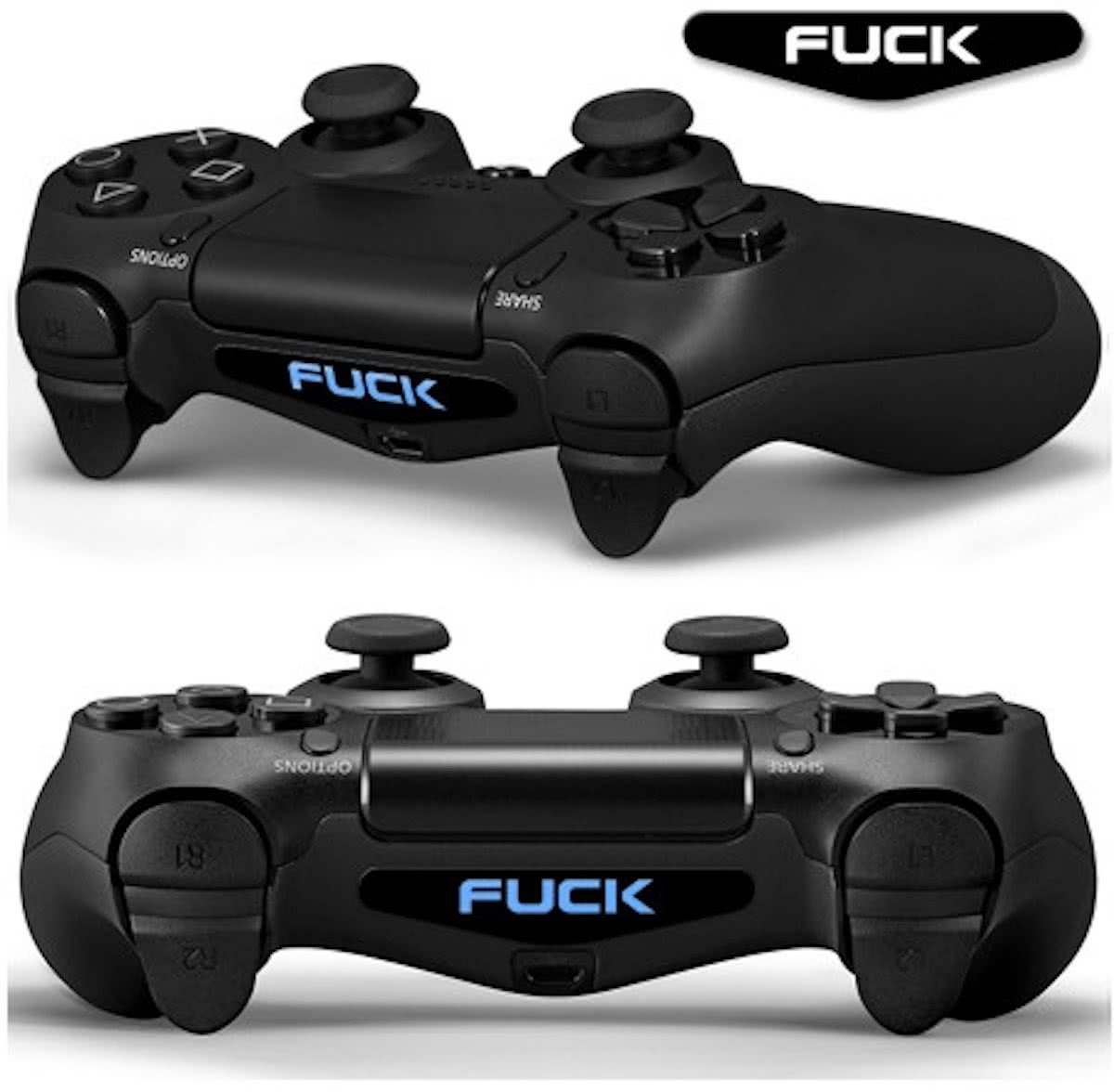 GameID PS4 Game Controller LED Sticker - Fuck