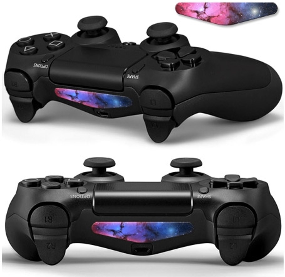 GameID PS4 Game Controller LED Sticker - Galaxy