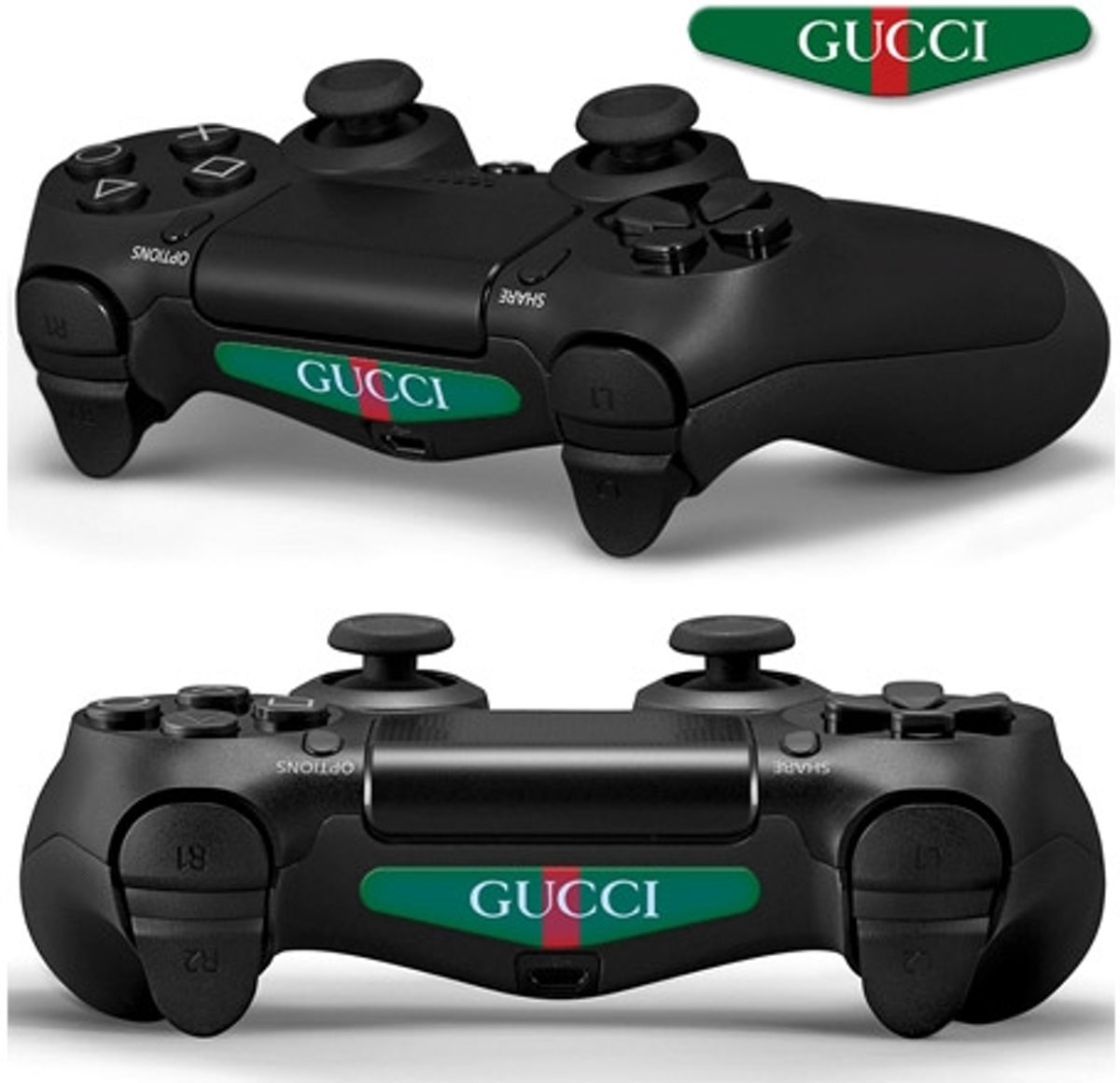 GameID PS4 Game Controller LED Sticker - Gucci Classic Logo