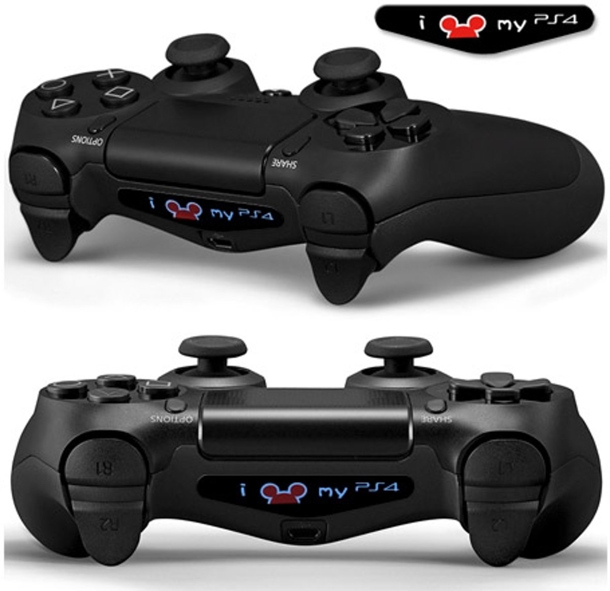 GameID PS4 Game Controller LED Sticker - I Love My PS4