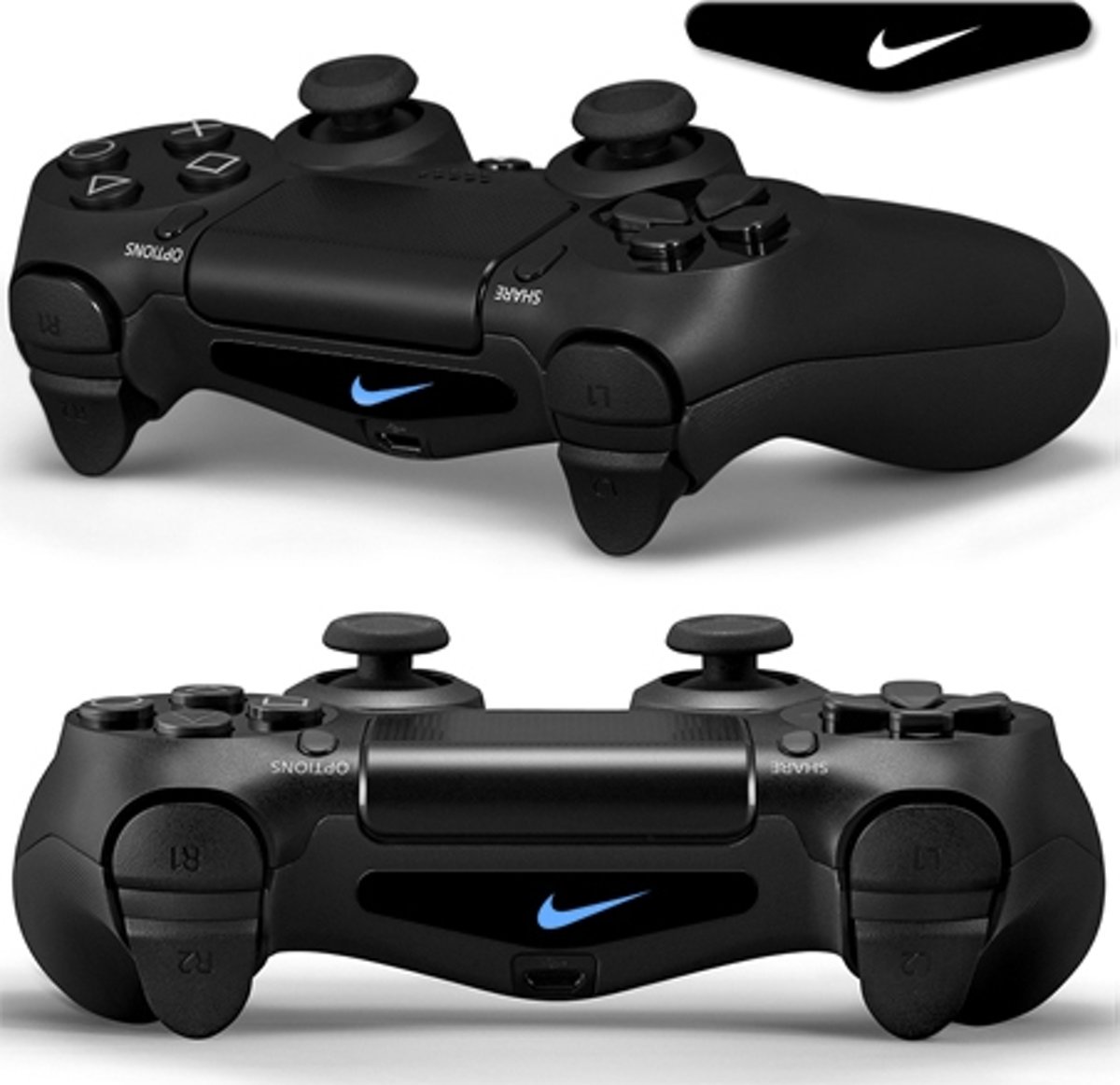 GameID PS4 Game Controller LED Sticker - Nike Logo