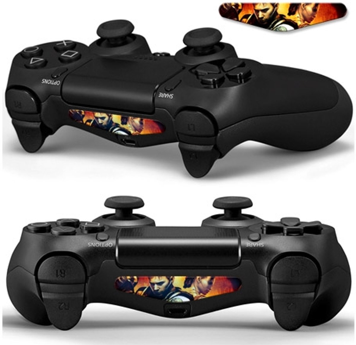 GameID PS4 Game Controller LED Sticker - Resident Evil 5