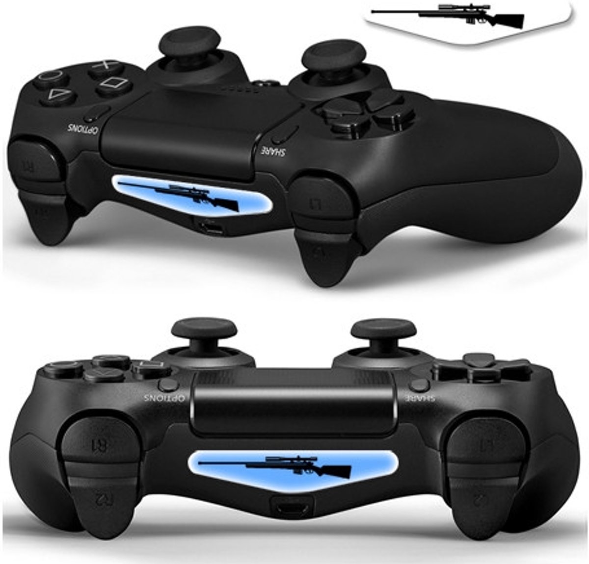 GameID PS4 Game Controller LED Sticker - Snipergun