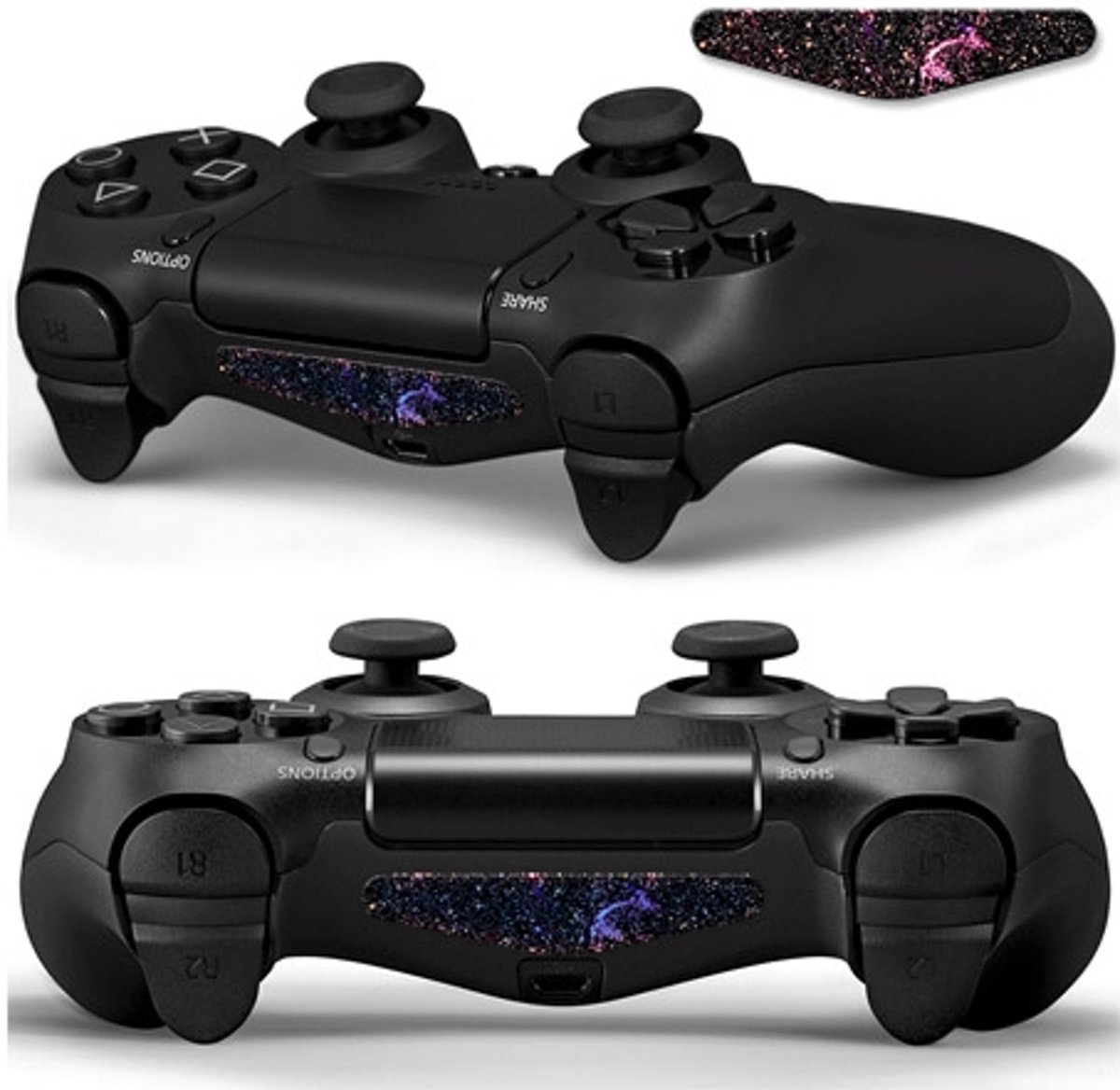 GameID PS4 Game Controller LED Sticker - Starry Galaxy