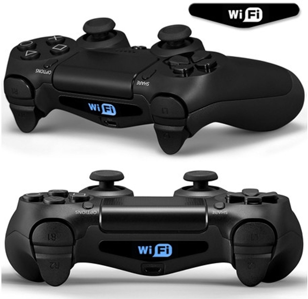 GameID PS4 Game Controller LED Sticker - Wi-Fi Logo