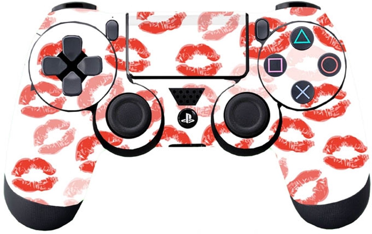 ameID PS4 Dualshock 4 Controller Skin Sticker - Full of Kisses