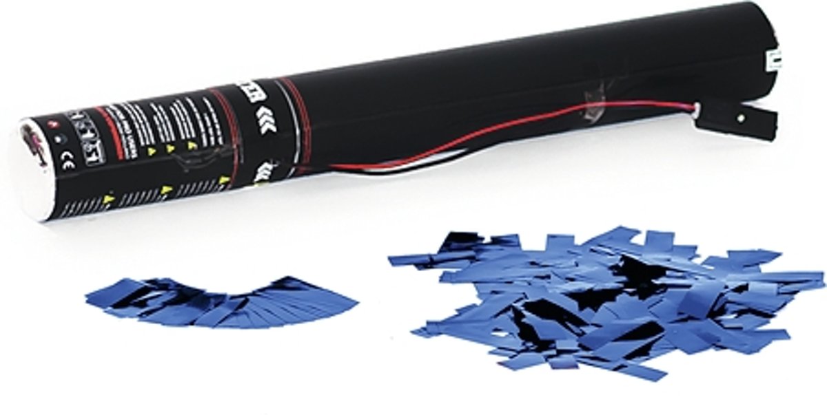 TCM FX Electric Confetti Cannon 40cm, blue metallic