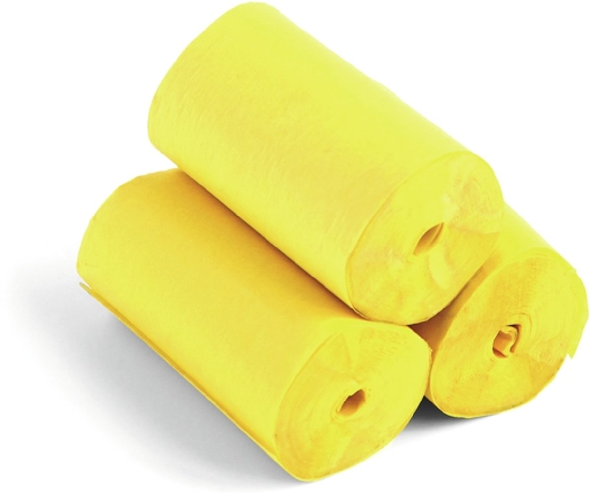 TCM FX Slowfall Streamers 10mx5cm, yellow, 10x