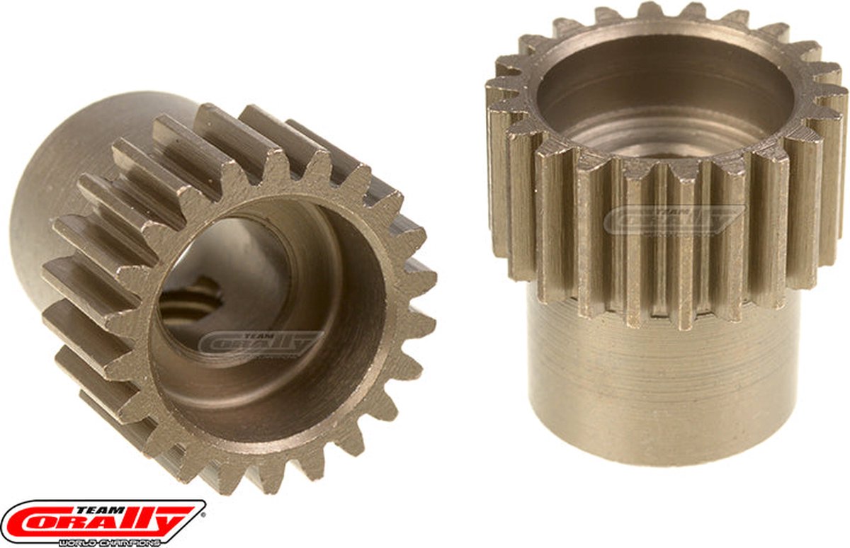 Team Corally - 48 DP Pinion – Short – Hardened Steel – 22 Teeth - ø5mm