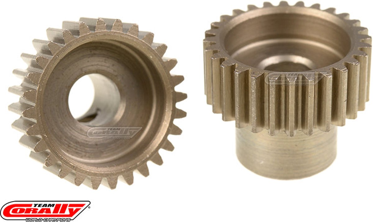 Team Corally - 48 DP Pinion – Short – Hardened Steel – 28 Teeth - ø5mm