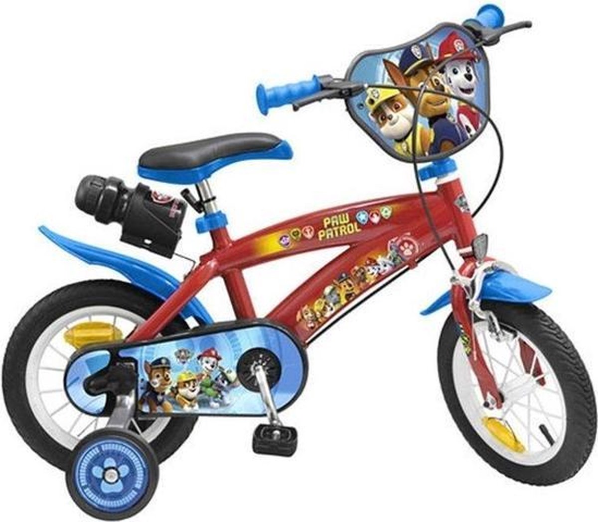 Kinderfiets The Paw Patrol 12 Rood