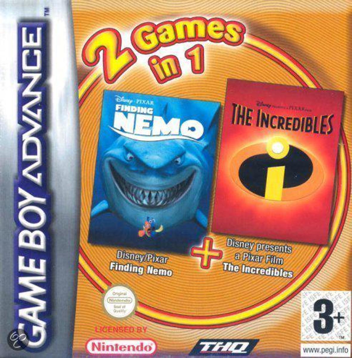 2-Pack - Finding Nemo & Incredibles