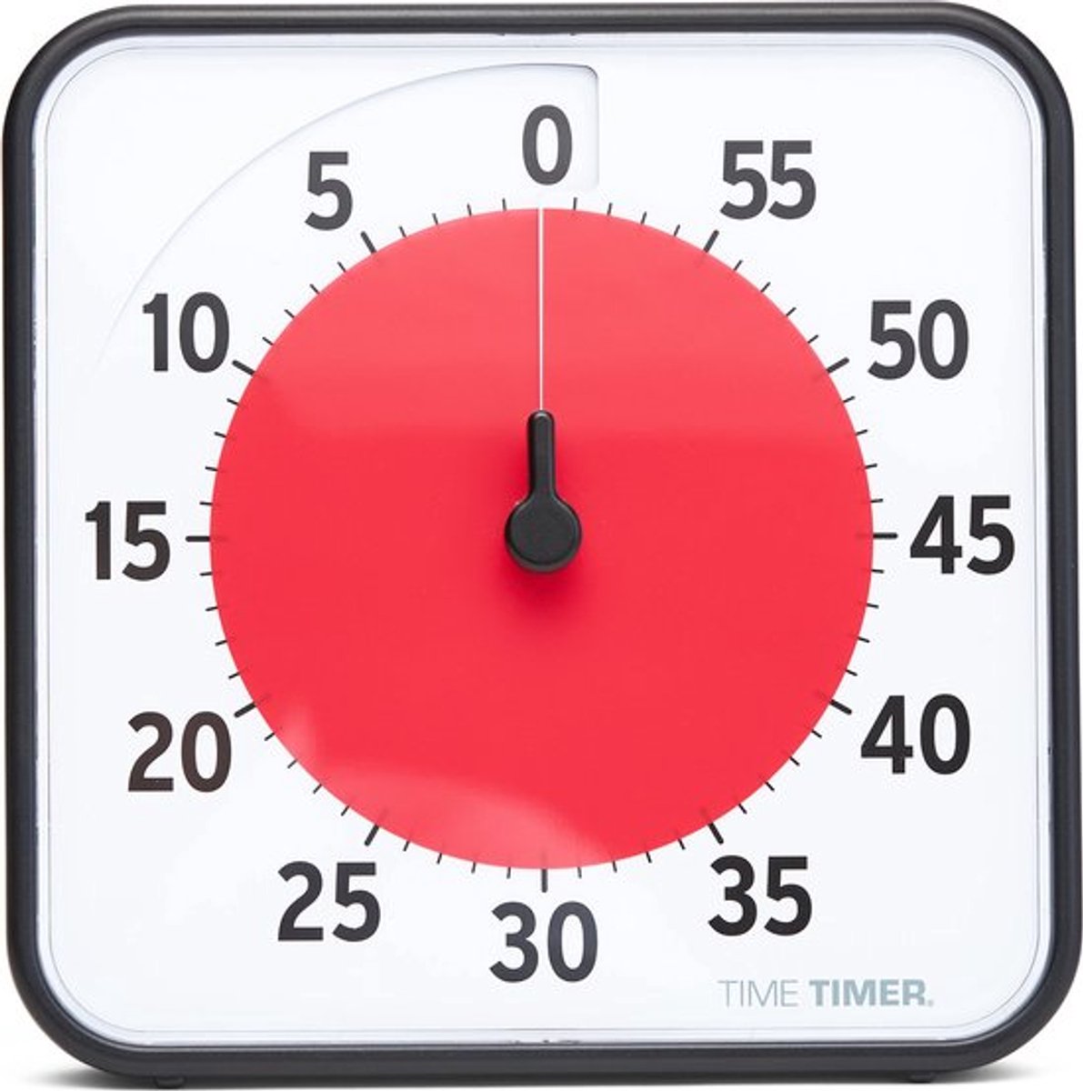 Time Timer Large 30x30cm - 2PACK - Zwart - Visuele Countdown Timer - Tijdmanagement Tool - voor School, Thuis en Kantoor - Magnetisch