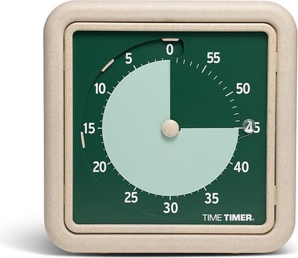 Time Timer® RETRO – Land - Eco Editie, vervaardigd uit minimaal 20% natuurlijke plantenmaterialen - V2.0